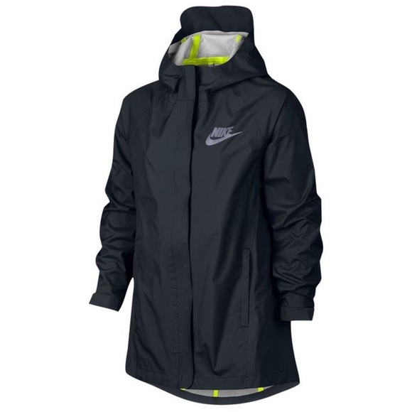nike women's rain jacket with hood